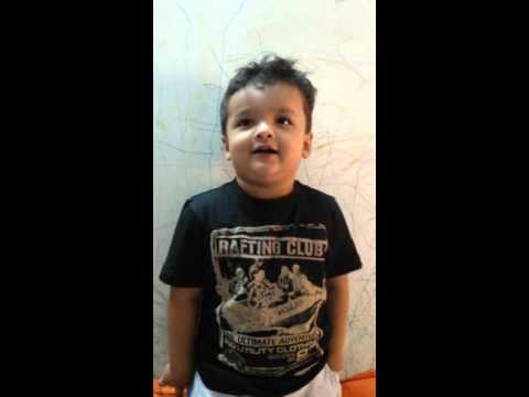 Funny baby funny video Indian baby cute baby poem  cute boy Soham