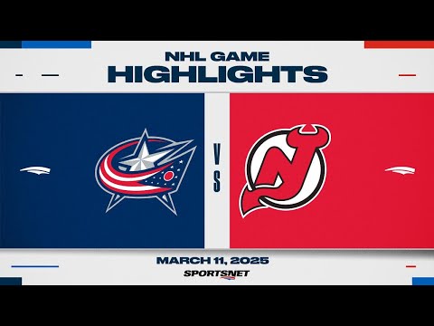 NHL Highlights | Devils vs. Blue Jackets - March 11, 2025