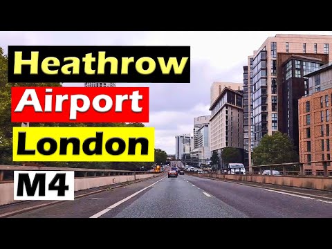 Transport from Heathrow Airport to London City Centre via M4 Mortorway