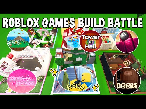 MEGA Roblox Game Build-Off CHALLENGE!