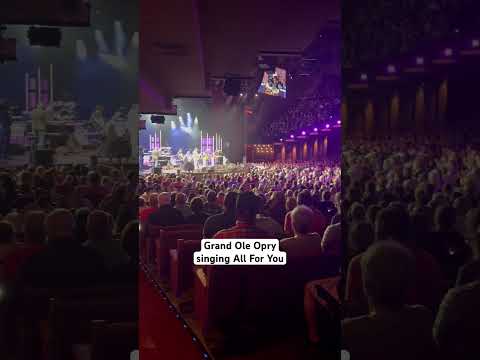 Grand Ole Opry singing All For You! #sisterhazel #AllForYou #grandoleopry #nashville