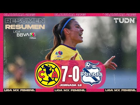 Resumen y goles | América vs Puebla | Liga MX Femenil - J12 CL2025 | TUDN