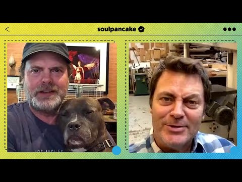 Nick Offerman + Rainn Wilson on Their Mental Health Toolkit | Hey There, Human