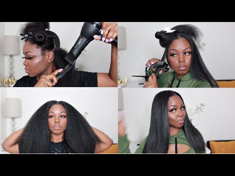 SILK PRESS on 4a NATURAL HAIR