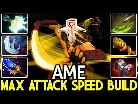 AME [Juggernaut] Unreal Omnislash with Max Attack Speed Build Dota 2