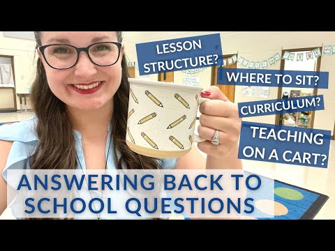 Answering Your Back to School Questions // Music teacher Q&A chatty classes, music on cart, lessons