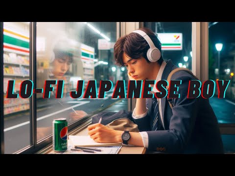 At my favorite kombini - Lo-fi hip-hop study session 📚 lofi japanese boy