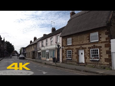 Burton Latimer Walk: Town Centre【4K】