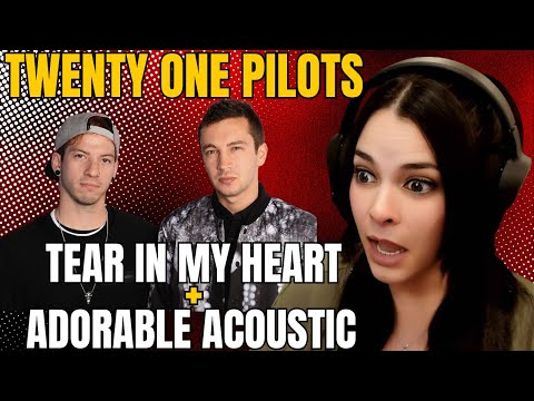 🎬 Double Feature Reaction: Twenty One Pilots' "Tear In My Heart" & Acoustic Performance 🎶