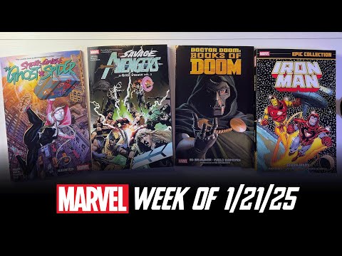 MARVEL Paperback Reviews! Week of 1/21/25 | Ghost Spider, Books of Doom, Iron Man & More!