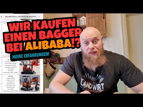 Wir kaufen einen Bagger bei Alibaba 🙈