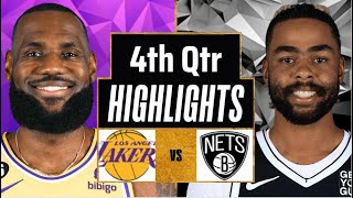 Los Angeles Lakers vs. Brooklyn Nets Full Highlights 4th Qtr P2 | Mar 10 | 2025 NBA Highlights