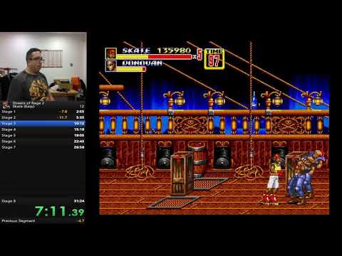 Streets of Rage 2 Speedrun PB in 30:52 using Skate on Easy mode