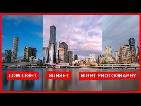 SUNSET THROUGH TO NIGHT PHOTOGRAPHY - low light photography tips for beginners