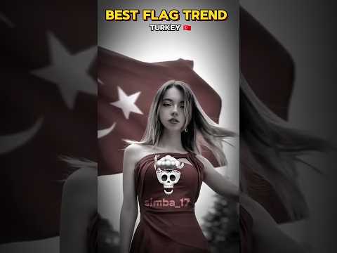 Flag trend turkey 🇹🇷 😍#trollface #edit #troll #trending #shorts #turkey #usa #india #fyp