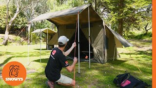 Oztent RV 5 Plus Canvas Touring Tent - How to setup & pack away