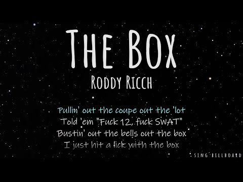 Roddy Ricch - The Box (Realtime Lyrics)