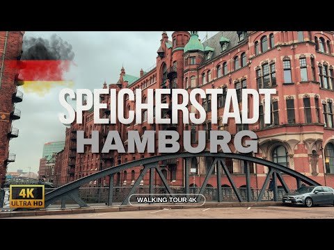 Speicherstadt “City of Warehouses” | UNESCO World Heritage Site | 4K Walking Tour | Hamburg