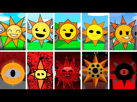 🌞🌞Incredibox - Sprunki but ONLY MR SUN in ALL Different Mods | V7🌞