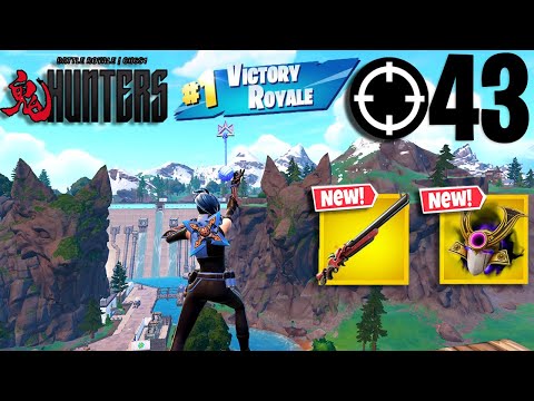 43 Elimination Solo Vs Squads Gameplay Wins (Fortnite Chapter 6 Hunters PS4 Controller)