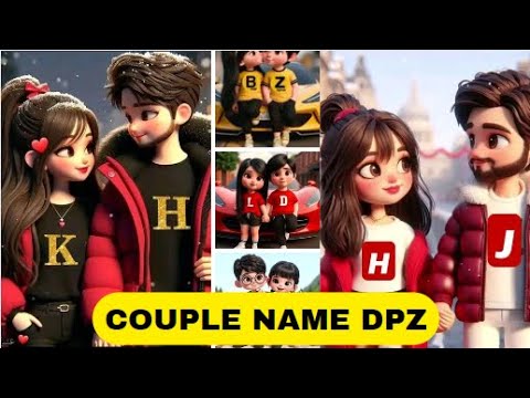 💕Cute Viral Cartoon Couple Images👩‍❤️‍👨/Viral Alphabets Dpz🥀/ cartoon couple collection|dpz|dp