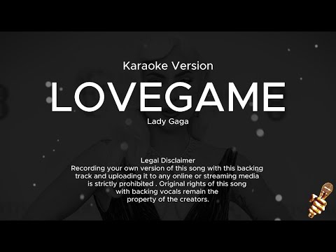 Lady Gaga - LoveGame (Karaoke Version)