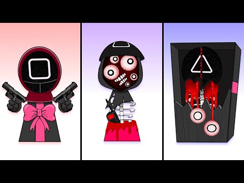 New Sprunki SQUID GAME Black guard & the coffin & Hwang Jun-ho SYMBIOSIS | Compilation Incredibox