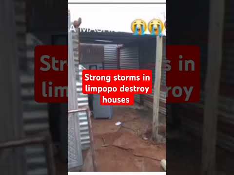 Strong storms in limpopo destroy houses