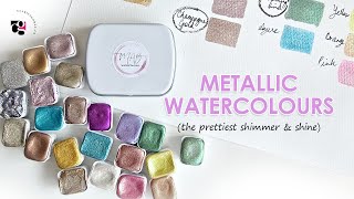 Have you tried METALLIC Watercolours by MAB Watercolours?