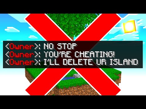 They are DELETING OUR ENTIRE SKYBLOCK ISLAND?! | Minecraft SKYBLOCK SERVER #13