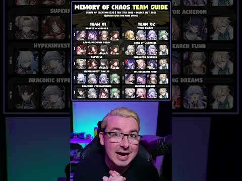 Top Teams to clear NEW Memory of Chaos | Honkai: Star Rail #honkaistarrail #honkaistarrailguide