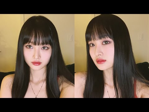 풀뱅 자르기 CUTTING MY BANGS