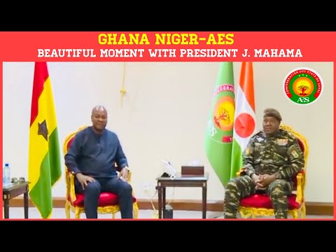 Ghana-Niger | How president John Mahama was Welcomed By General Abduorahnane Tiani ..