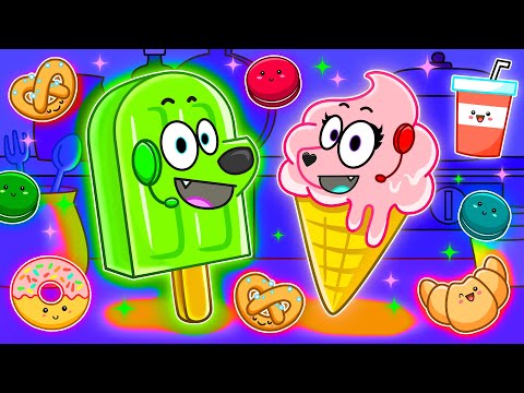 We're GLOW IN THE DARK FOOD in Secret Staycation 2!