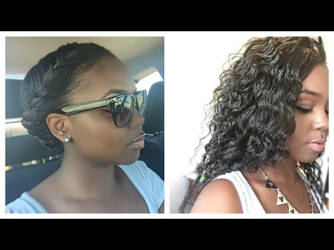 2 n 1 Twist Out| Protective Styles for Relaxed Hair