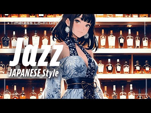 [Japanese-style Lounge x Winter Jazz] Icy Notes Under Moonlight | Timeless Lo-Fi Girl