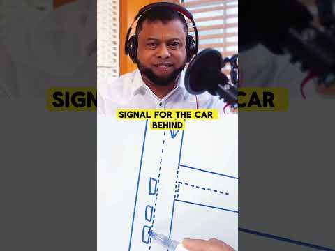 Turn Right From Major To Minor Road - Right Turn Position! || #shorts #car #drivingtips