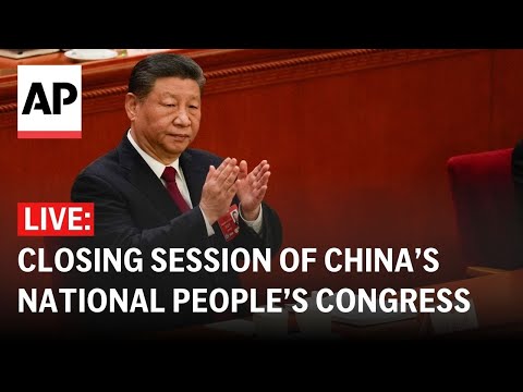 LIVE: Closing session of China’s annual National People’s Congress