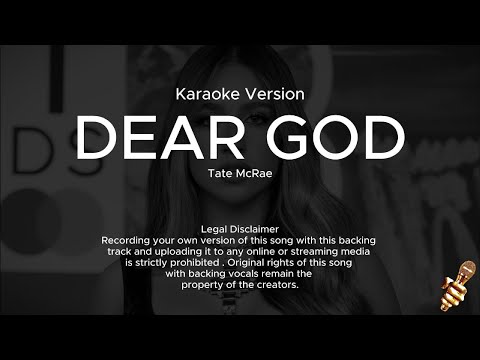 Tate McRae - Dear God (Karaoke Version)