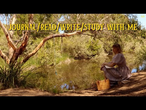 journal with me by the river ✯ 20 mins with native birdsong