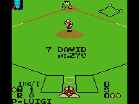 GameBoy Game: Baseball (Super GameBoy version) (1989 Nintendo)