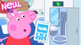 Peppa Pig Tales ✈️ Tiniest Plane Bathroom EVER! 🚽 BRAND NEW Peppa Pig Episodes