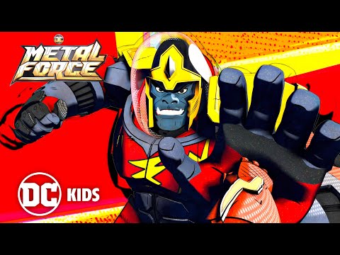 🍌🏃💨 The Flash Meets Gorilla Grodd! | DC Metal Force | @dckids