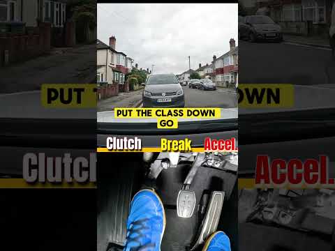 FEET CONTROL AND TIMING WHILE DRIVING! || #shorts #car #drivingtips