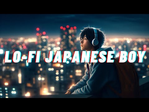 Thinking about life at night - Lo-fi hip-hop thinking session 📚 lofi japanese boy