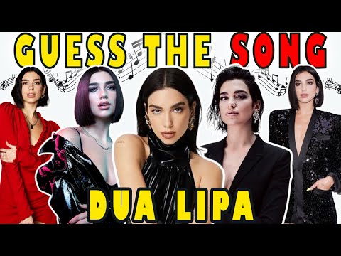 Guess The Song Dua Lipa Song Quiz - Music Quiz Challenge | 2015 - 2024