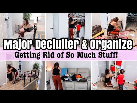 GETTING RID OF SO MUCH STUFF!! ULTIMATE DECLUTTER & ORGANIZING MOTIVATION | SPRING CLEAN WITH ME