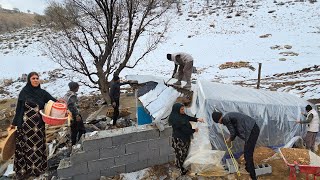 ❄️🏚️Amir and Family: A Snowy Day at the Abandoned Farm