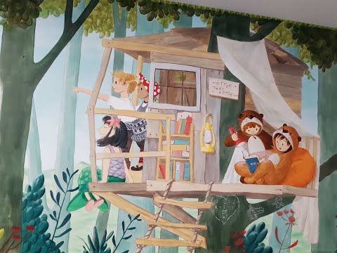 Mural Painting Project at Finchley Church End Library  - The Story