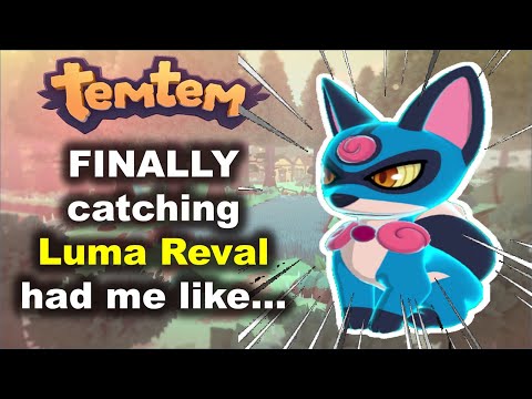 I finally caught Luma Reval! LIVE REACTION - Temtem Arbury Update | *volume caution*